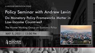 Policy Seminar with Andrew Levin