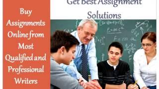 Buy Assignments Online from Expert Assignment Writing Services