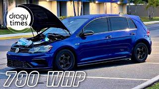 790 WHP VW Golf 7.5R EA888 SRX950 Turbo | Acceleration from 100-200 Km/h & 60-130 mph