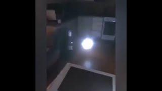 Is this a real video of ball lightning indoors?