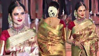 Rekha At the Wedding Reception Of Stylist Shaina Nath