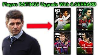 Biggest Ratings Upgrade With Manager Steven Gerrard In eFootball 2025 Mobile