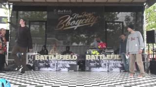 Battlefield Hamburg, 23.08.14, HipHop 2on2 - Quarter Final 3, Mano/Denis vs. J2DADEE/PoppingPain