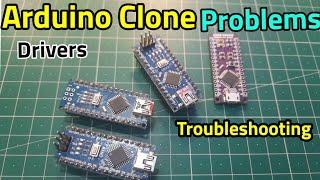 Arduino NANO Uploading Problems and solutions, Arduino Nano driver problems troubleshooting.