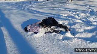 Jiujitsu in the snow #battle #snowfight #jiujitsutimes #jiu-jitsu #9yrsold #imthebest #lockdown