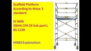 SCAFFOLDING PLATFORM