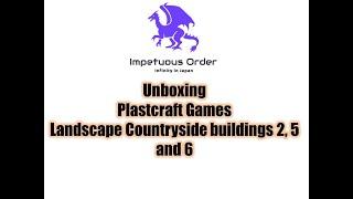 Unboxing Plastcraft Games Lansdcape Countryside buildings 2, 5 and 6