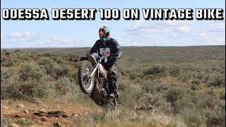 2024 Odessa Desert 100 on 1976 Yamaha XT 500 Vintage class