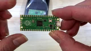 Raspberry Pi Pico unboxing and MicroPython test