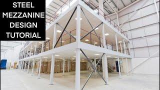 How to design a steel mezzanine within an existing warehouse