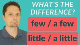 A LITTLE vs. LITTLE / A FEW vs. FEW / What's the Difference between A LITTLE and LITTLE?