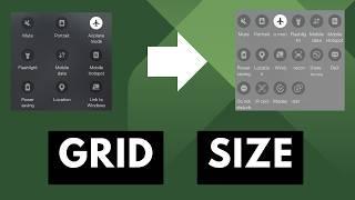 Samsung Galaxy Tip - How to Change the Quick Settings Panel Grid - 3x3 - 4x3 - 5x3 - 6x3