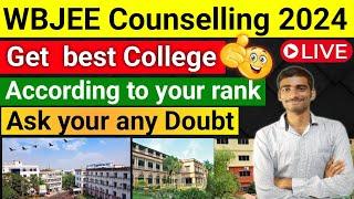 WBJEE Counselling 2024 |Cutoff analysis|Best college at your rank #wbjee 2024