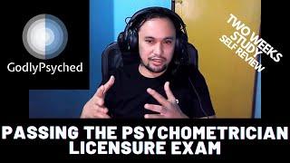 How I passed the Psychometrician Licensure Exam - Self Review - Two weeks study - Tips