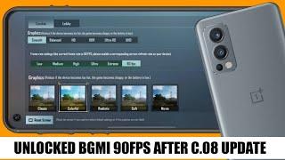 Unlock Bgmi 90Fps In OnePlus Nord 2 After C.08 Update || No Anti Reset,No ban,Constant 90Fps 