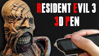 [3D Pen] Making NEMESIS  | Resident Evil [Bust]