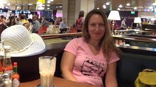 Airport Singapore And Walk in the koh Samui Lamai Beach