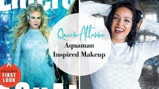 AQUAMAN MOVIE INSPIRED MAKEUP & HAIR TUTORIAL || Niki Camacho