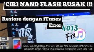 ERROR 4013 IPHONE 6 fix REPLACE NAND FLASH | Fix Stuck Logo for iPhone