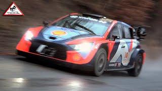 Test Rallye Monte-Carlo 2025 | Ott Tänak | Hyundai i20 N Rally1 WRC [Passats de canto]