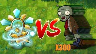 PVZ 1 Fusion 2.3 Challenge!! 1 Plants Fusion VS 30000 Zombies - Who Will Win?