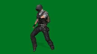 🪖PUBG Character Dance  Green Screen Video ||No Copyright||