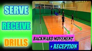 HOW TO PASS A VOLLEYBALL - BEST SERVE RECEIVE DRILLS