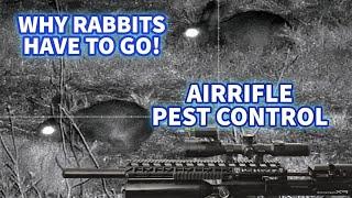 FX Maverick Sniper Airrifle & Pard Nightstalker 4k Shooting Rabbits || One Night of Pest Control