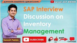 SAP Interview Discussion on IM & Physical Inventory || SAP MM Interview Questions and Answers || ERP