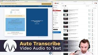 How to Automatically Transcribe Video (Convert Audio to Text)