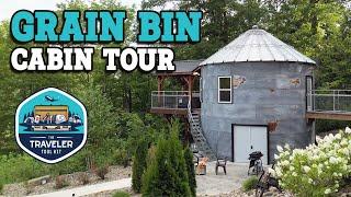 Grain Bin Cabin on the Mahoning River: Unique AirBNB Rental Tour