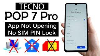 Tecno POP 7 Pro FRP Unlock Android 12  | 2023 Latest Update - (No Computer)