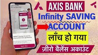 Axis Bank Zero Balance Account Launch | Axis infinity saving account review - benefits, charge’s