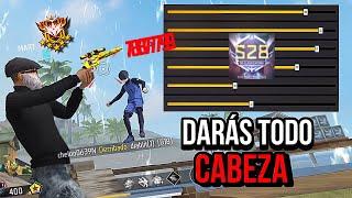  SENSIBILIDAD ACTUALIZADA️Para dar TODO ROJO en FREE FIRE