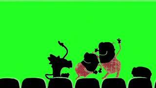 minions custom theater cinema green screen 3