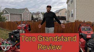 Toro Grandstand Review. #grandstand #lawn #lawncare