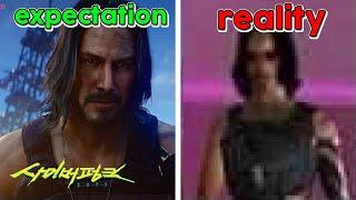 Cyberpunk 2077 Expectation vs Reality (meme)