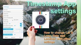 Timestamp App settings #timestamps #apps #settings #timesetting #viral #youtube