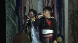 Hmong guys singing in Thailand (Pos Thoj)