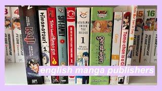 comparing english manga publishers