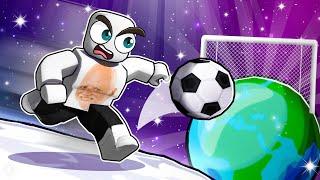 I Scored a GOAL from SPACE in ROBLOX 
