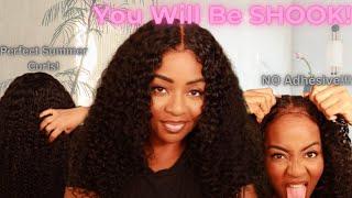 Summer Glueless Curl PERFECTION! The EASIEST Beginner Friendly Curly Install EVER! | Sunber Hair