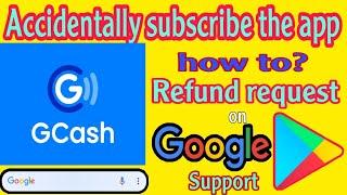 Refund request by Accidentally subscribe the app Tagalog toturial #viral #nocopyrightmusic