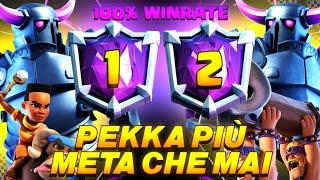 100% WIN RATE a 3000con i DECK dei PRIMI 2 al MONDO! PEKKA is BACK  - Clash Royale