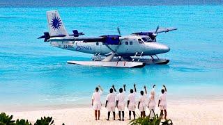 Most beautiful flight | Maldives seaplane transfer (private Soneva jet)