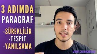 3 MADDEDE PARAGRAF / Süreklilik, Tespit, Yanılsama / TYT AYT YKS