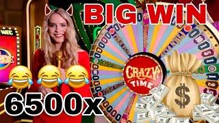 biggest win ever on crazy time | crazy time big win today | stake strategy | big win crazy time