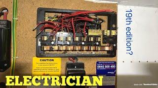 How to change a consumer unit fuse board.18th edition upgrade.