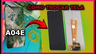 COMO TROCAR A FRONTAL DO SAMSUNG A04E , TROCA DO DISPLAY E TOUCH