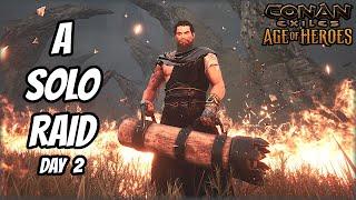 Solo Online Raiding a 3-Man Clan - Conan Exiles 2025